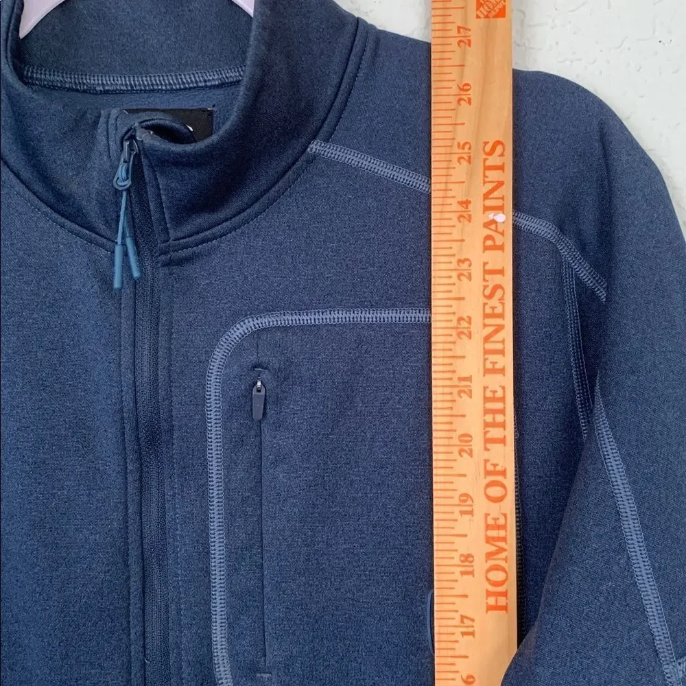 Bass Men's Dark Blue Zip-Up Sweater Pullover Size S